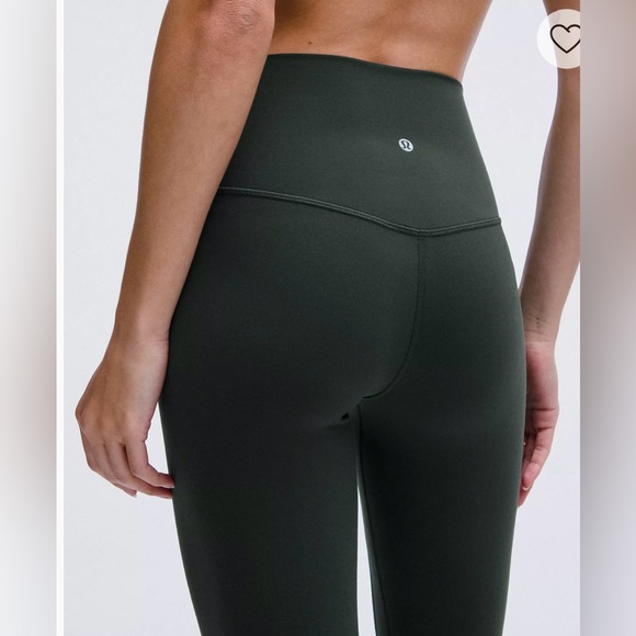 Lululemon Womens Size 0 kids Align High Waisted Legging Girls Legacy Green NWOT - Picture 2 of 8